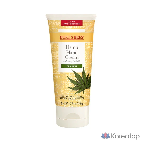 Крем для рук Burt's Bees Hemp Hand Cream, 70 г, 1 шт.