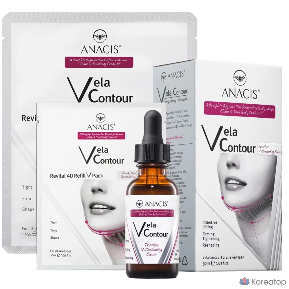 Ампульная сыворотка ANACIS Bella Contour Botox Deep Ball Lifting Ampoule, 30 мл, 50.5 г, 1 шт.