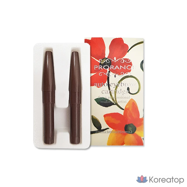 Карандаш для бровей Prorance Auto Eyebrow Pencil Refill Cartridge, оттенок 21 Brown, 1 шт.