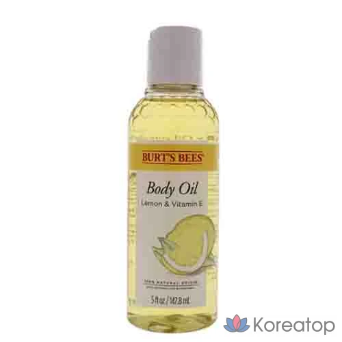 Масло для тела Burt's Bees Body Oil Lemon & Vitamin E, 147.8 мл, 1 шт.