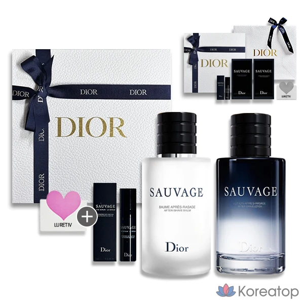 Набор для ухода Dior Sauvage After Shave (Toner + Lotion) 2-piece Set, 200 мл, 1 шт.