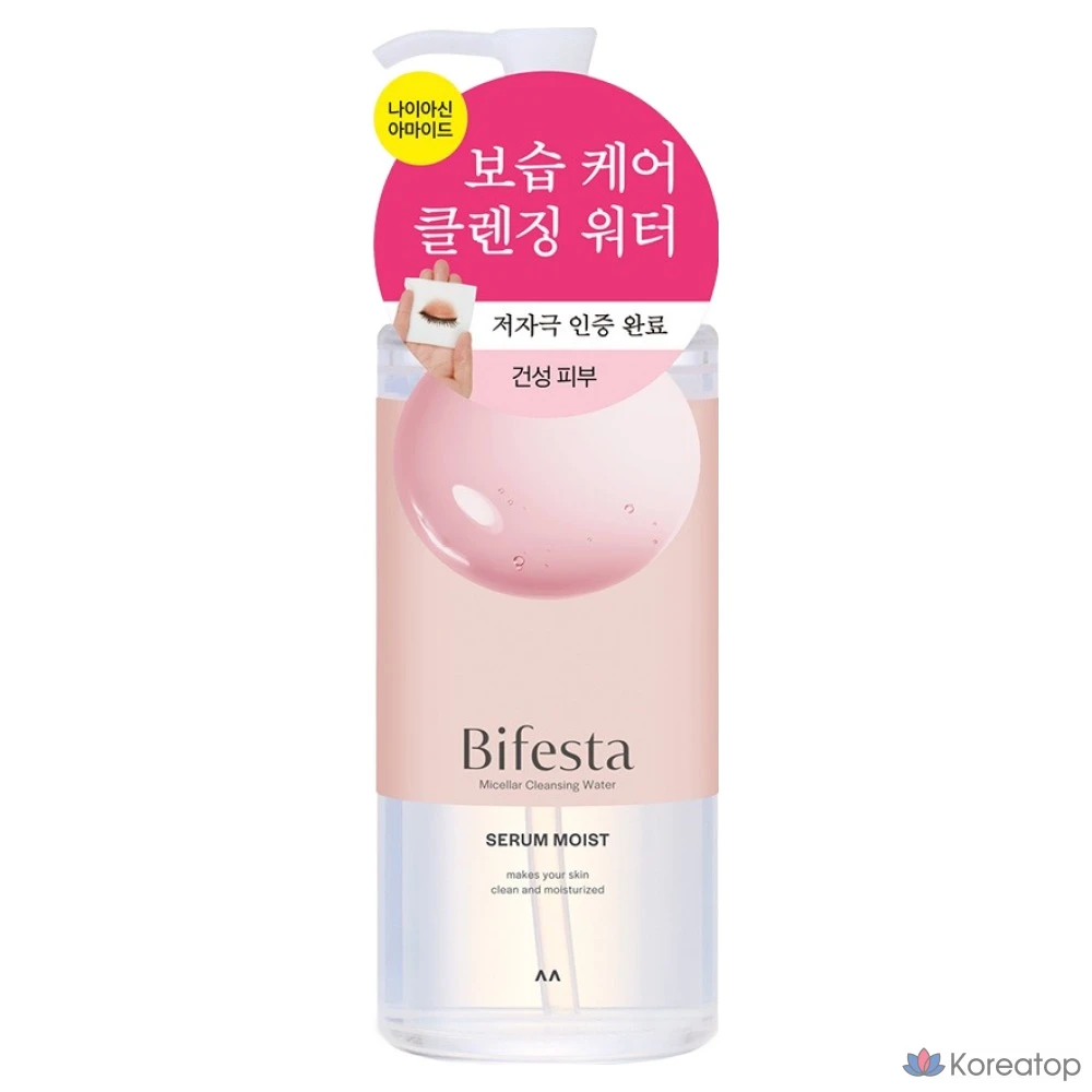 Гидрофильное масло Bifesta Micellar Cleansing Water Serum Moist, 400 мл, 1 шт.