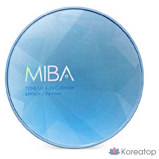 Кушон MIBA Ion Calcium Calamine Tone-up Essence Big Sun Cushion SPF50+ PA++++, 25 г, 1 шт.
