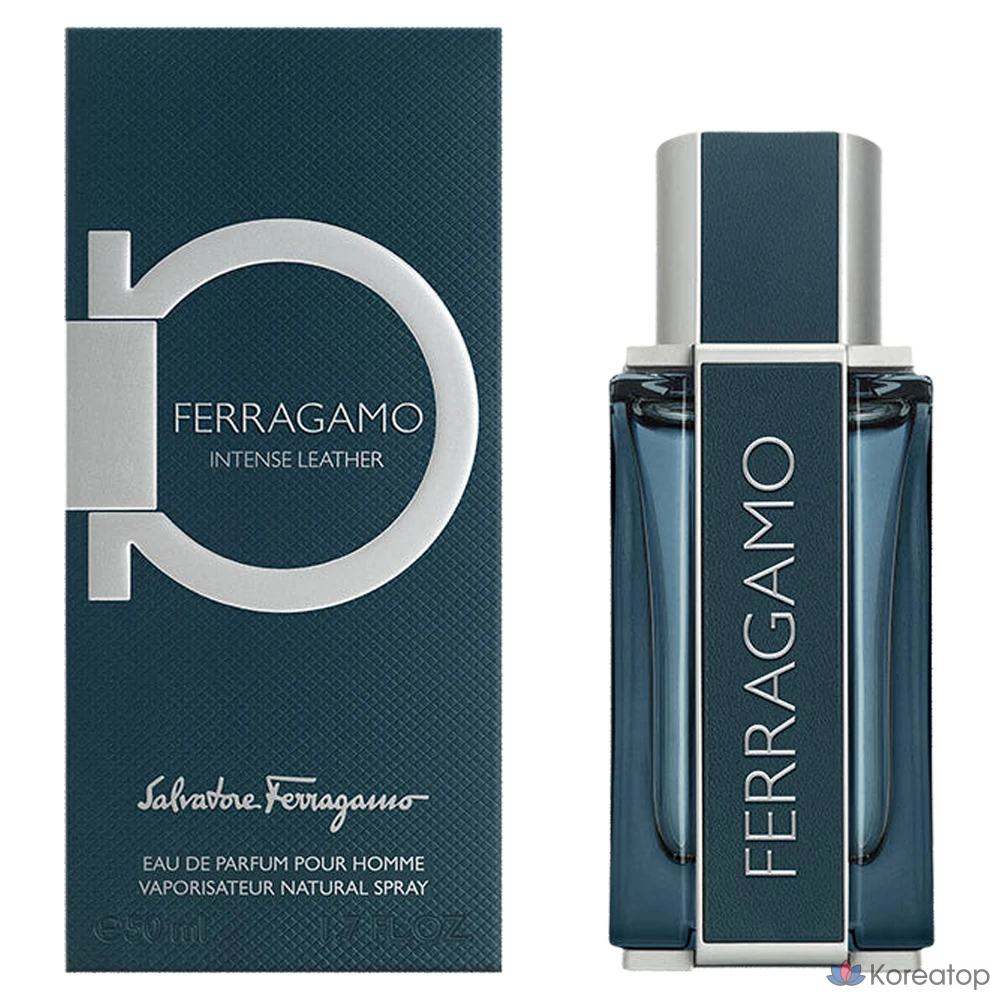 Парфюмерная вода Ferragamo Intense Leather Pour Homme EDP, 50 мл, 1 шт.