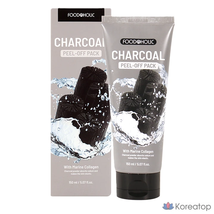 Пилинг-пленка FoodaHolic Collagen Peel-off Pack Charcoal, 150 мл, 1 шт.