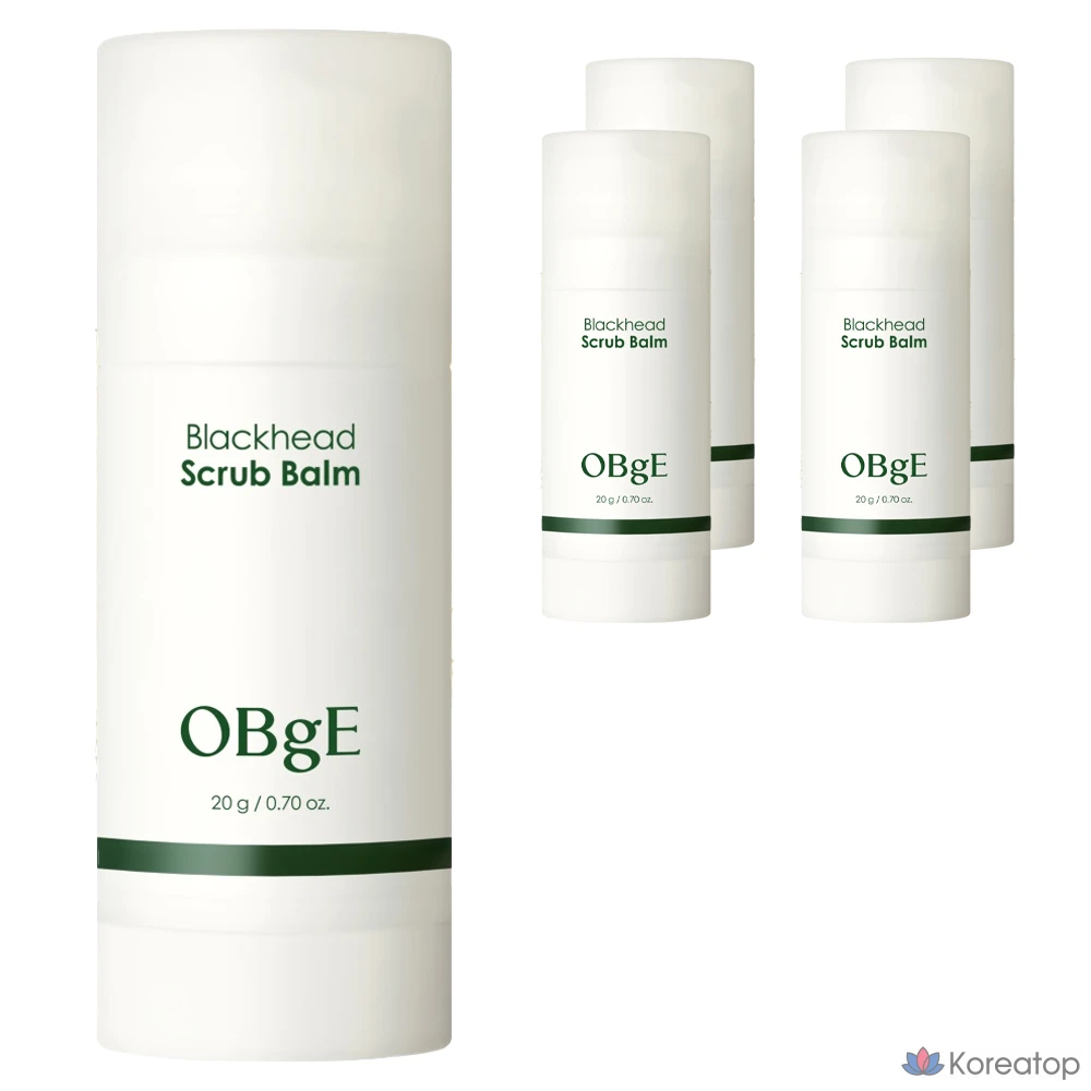 Скраб-бальзам OBge Blackhead Stick Scrub Balm, 20 г, 5 шт.