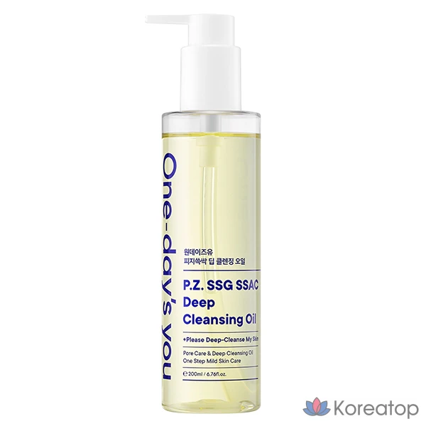 Гидрофильное масло One-Day's You Piji Sseukssak Deep Cleansing Oil, 200 мл, 1 шт.