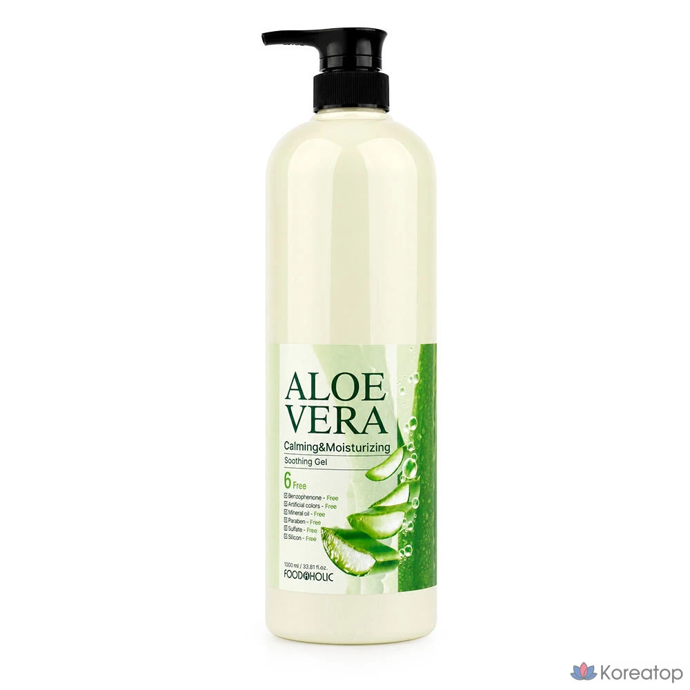 Гель для лица FoodaHolic Aloe Vera Soothing Gel, 1 л, 1 шт.