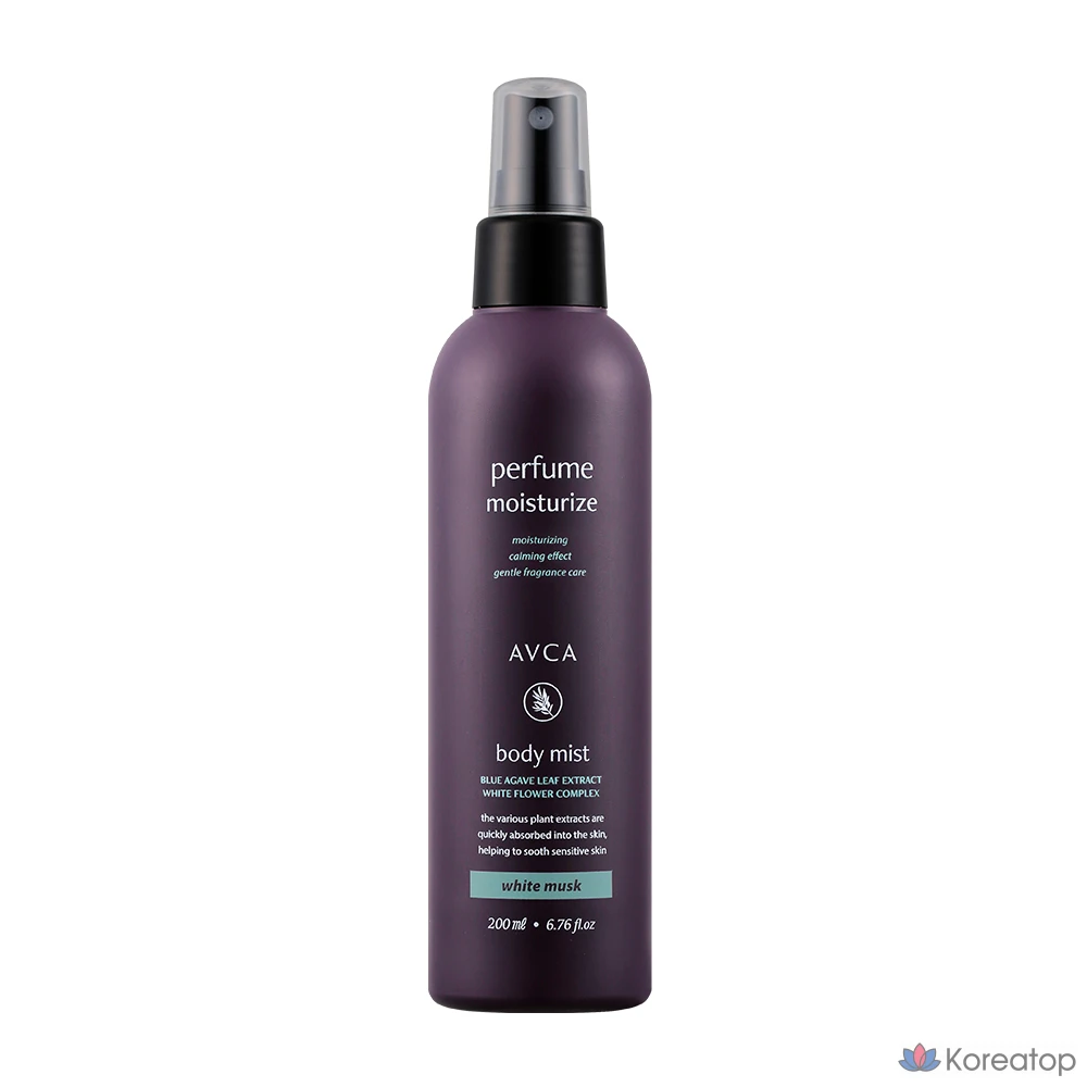 Боди-мист AVCA Perfume Body Mist, аромат White Musk, 200 мл, 1 шт.