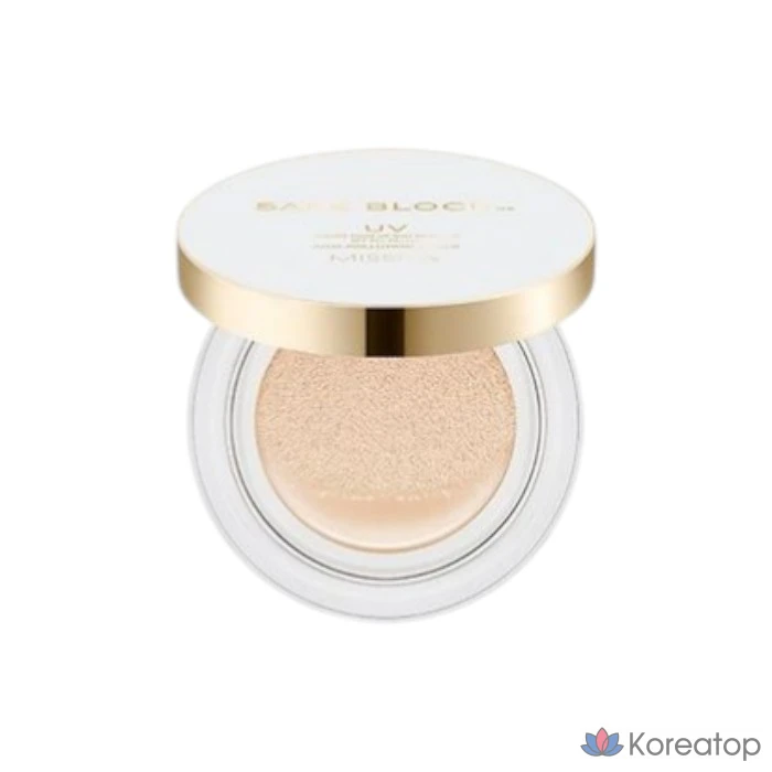 Солнцезащитный кушон Missha Safe Block RX Cover Tone Up Sun Cushion SPF50+/PA, 1 г, 1 шт.