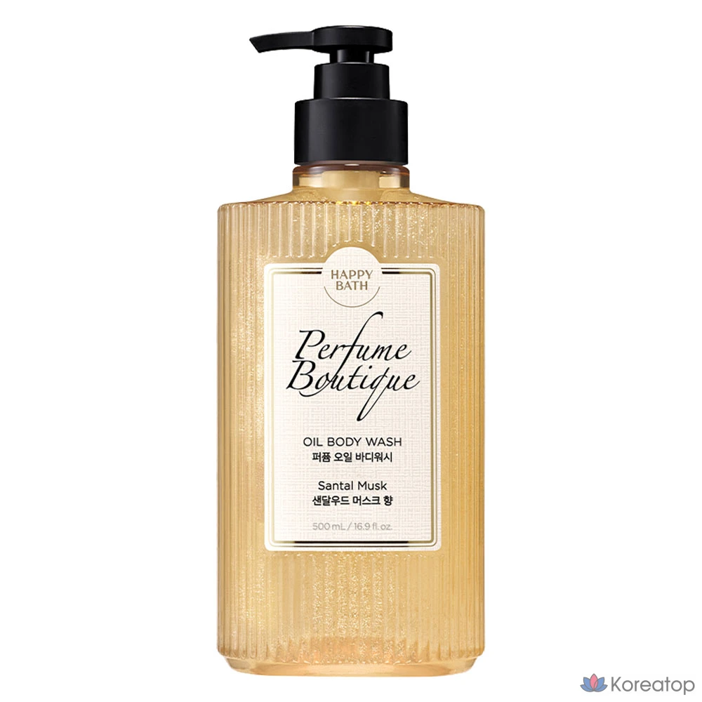 Гель для душа Happy Bath Perfume Boutique Oil Body Wash Sandalwood Musk, 500 мл, 1 шт.