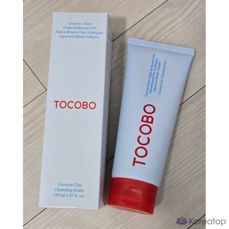Очищающая пенка Tocobo Coconut Clay Cleansing Foam, 150 мл, 1 шт.