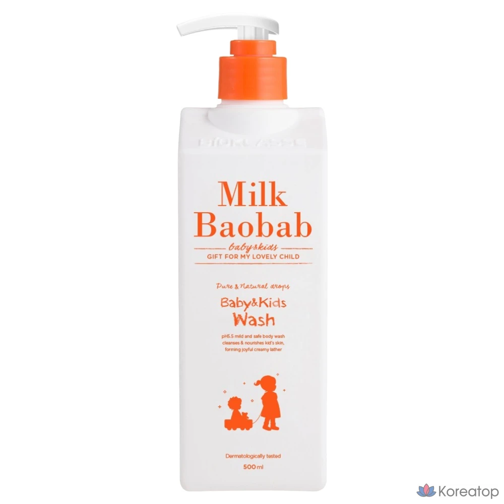 Детское средство для душа Milk Baobab Baby & Kids Body Wash, 500 мл, 1 шт.