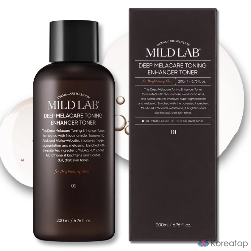 Тонер Mild Lab Deep Melacare Toning Enhancer Toner, 200 мл, 1 шт.