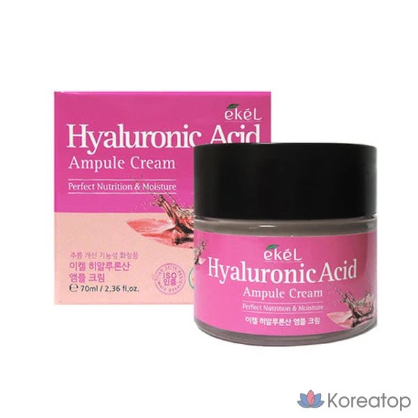 Ампульный крем Ekel Snail Ampoule Cream, 70 мл, 1 шт.