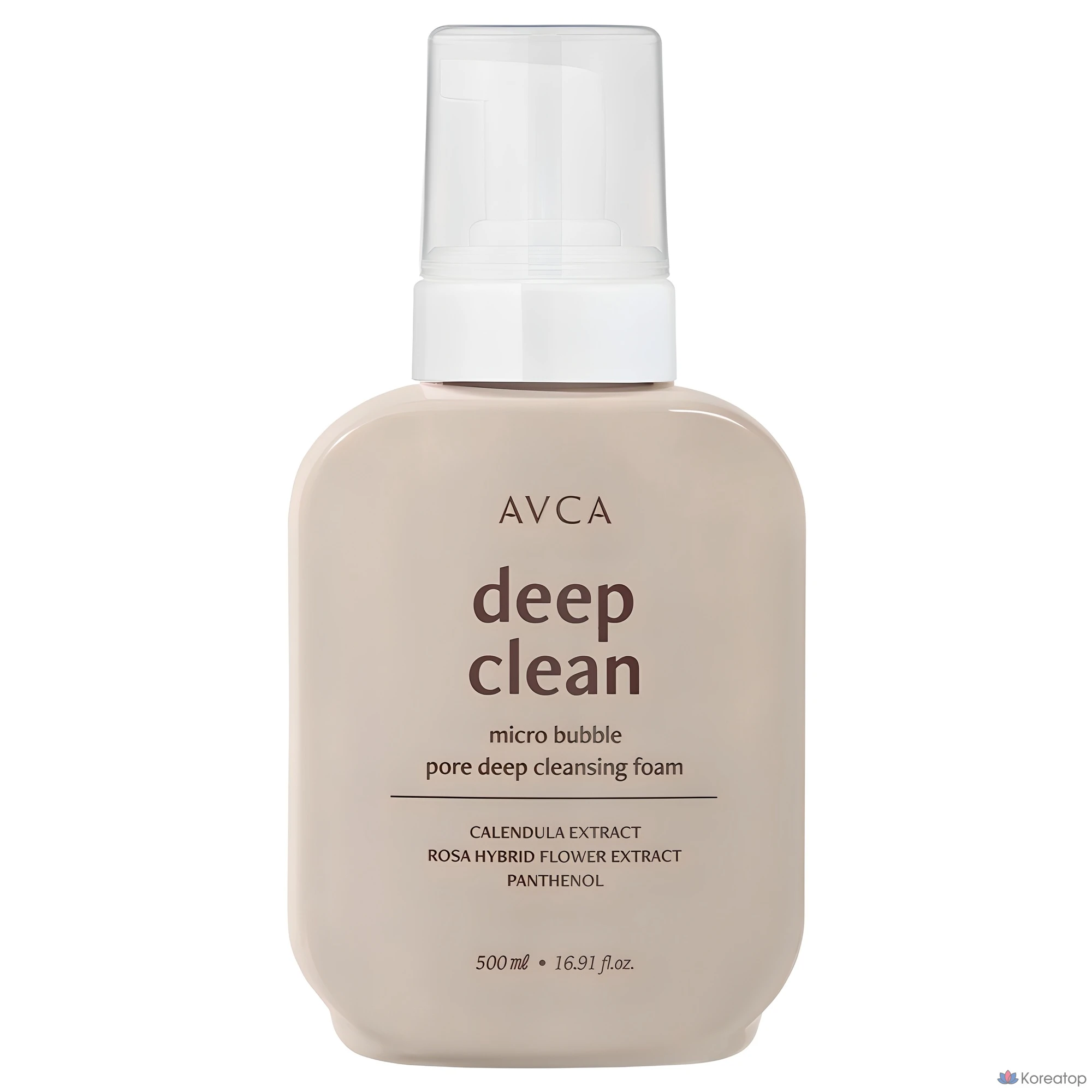 Очищающая пенка AVCA Pore Deep Clean Micro Bubble Cleansing Foam, 500 мл, 1 шт.