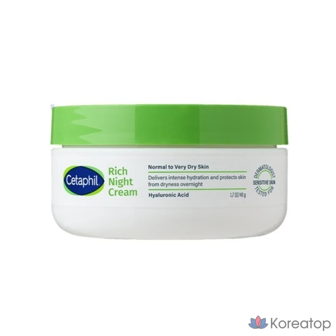 Ночной крем Cetaphil Hydrating Rich Night Cream, 48 г, 1 шт.