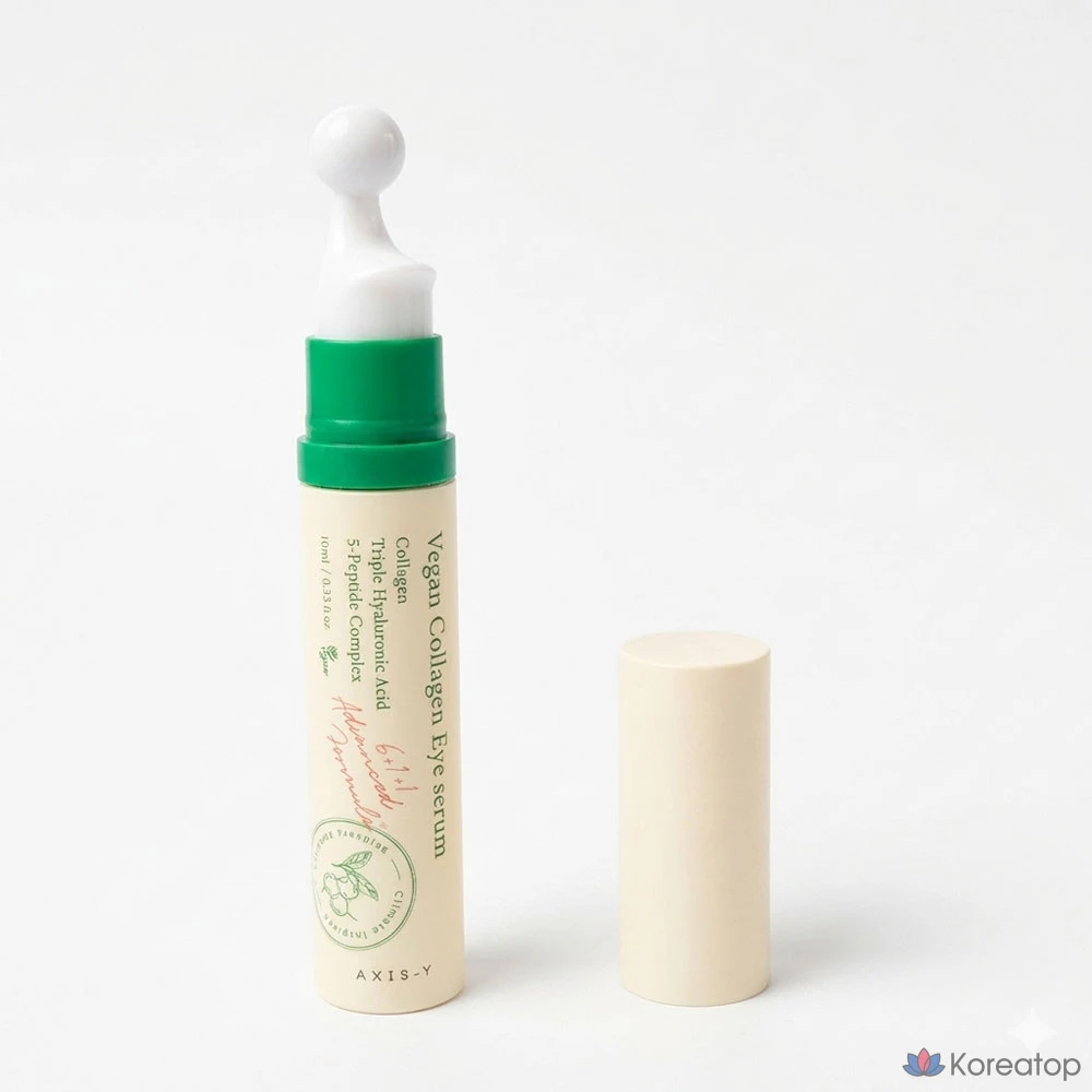 Сыворотка для глаз Axis-Y Vegan Collagen Eye Serum 5 Peptide Complex, 10 мл, 1 шт.