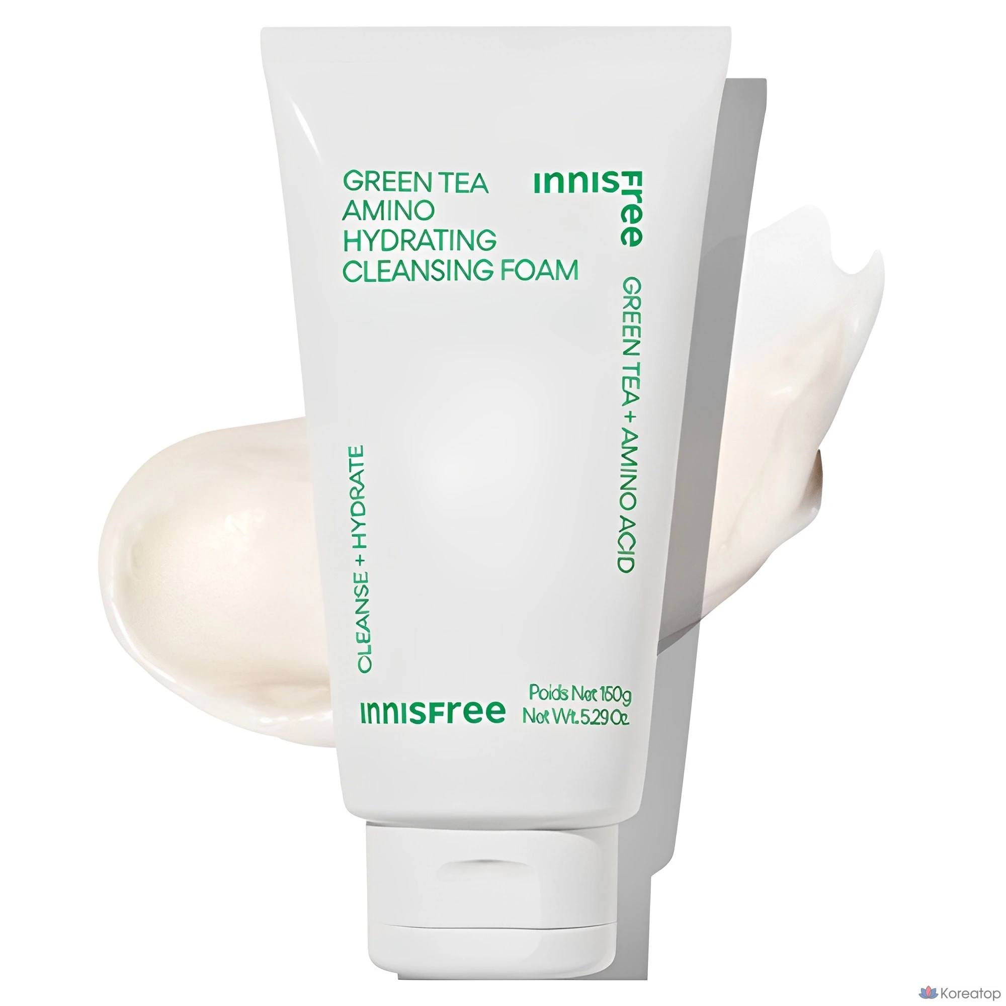 Пенка для умывания Innisfree Green Tea Cleansing Foam, 150 мл, 1 шт.