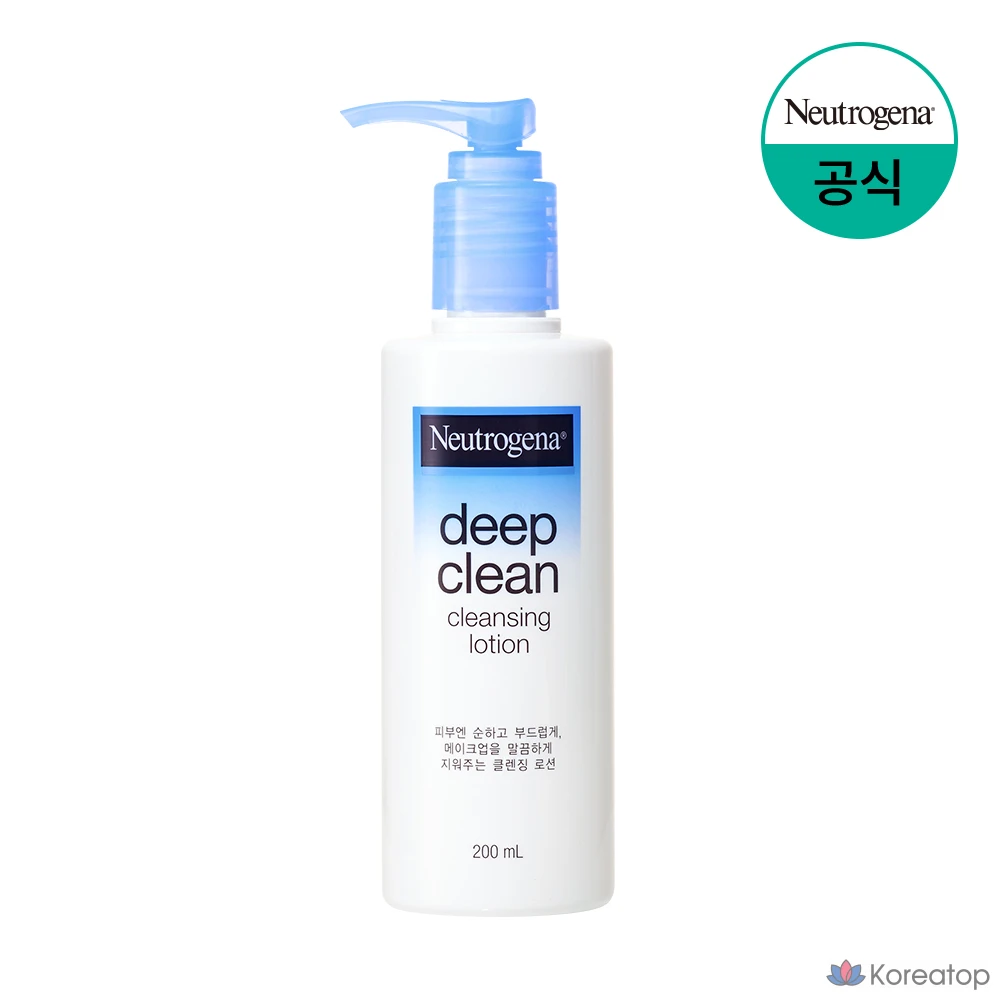 Очищающий лосьон Neutrogena Deep Clean Cleansing Lotion, 200 мл, 1 шт.