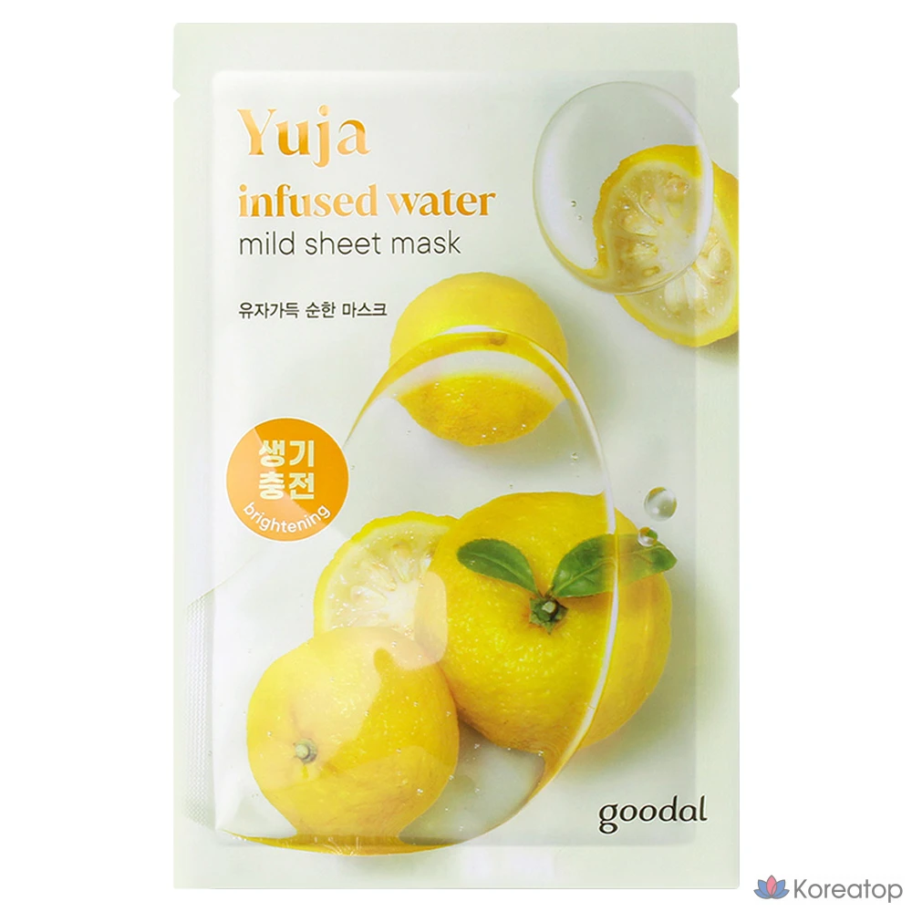 Тканевая маска для лица Goodal Yuja Gadeuk Mild Mask, 1 шт.