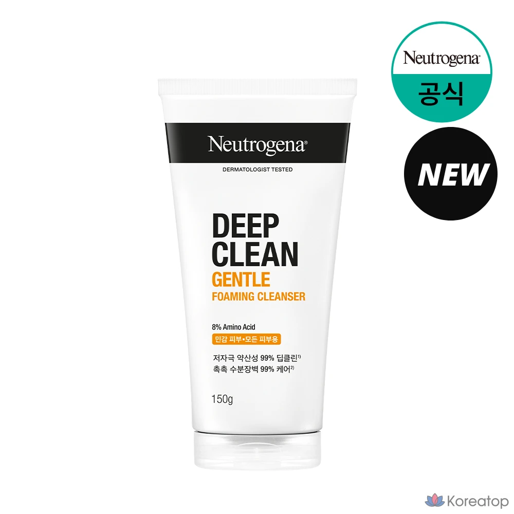Пенка для умывания Neutrogena Deep Clean Gentle Foaming Cleanser, 150 г, 1 шт.