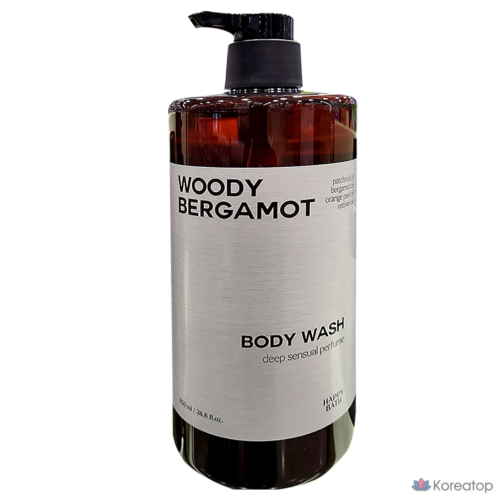 Гелевое очищающее средство для тела Happy Bath Deep Sensual Perfume Body Wash Woody &amp; Bergamot, 1150 мл, 1 шт.
