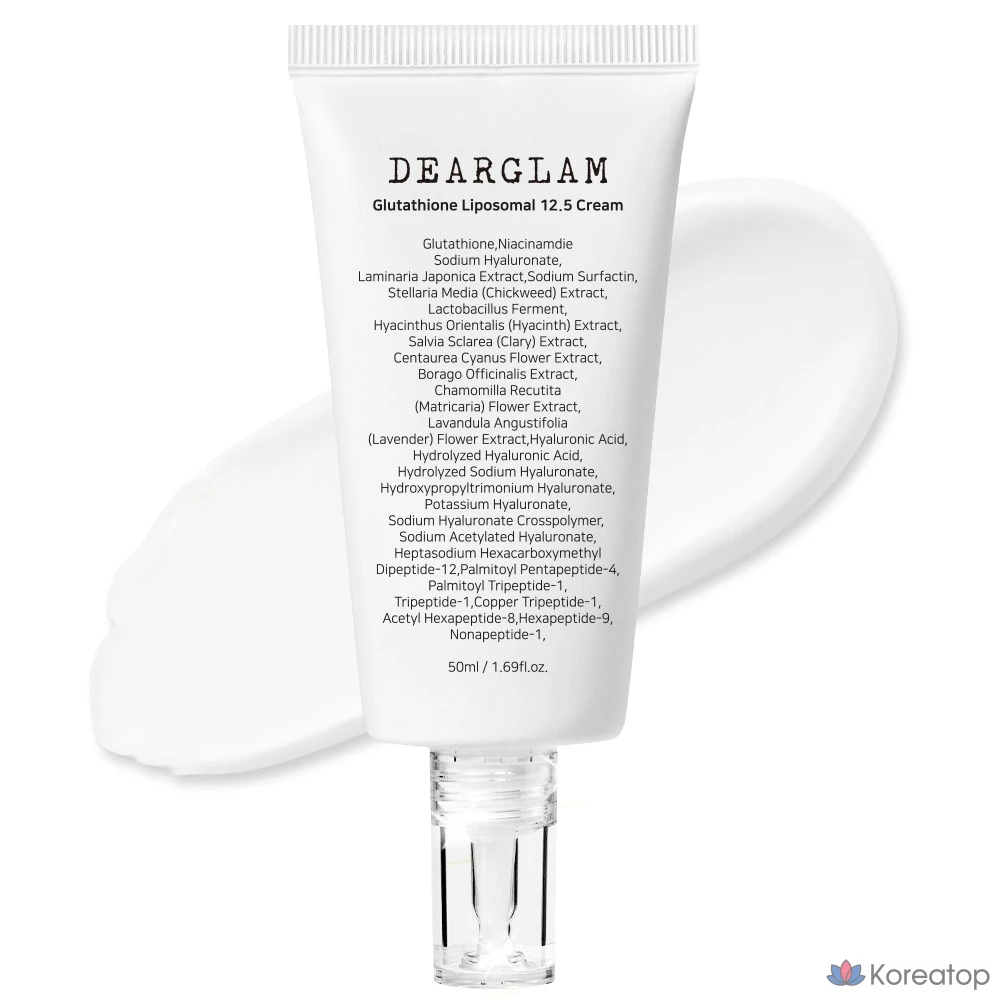 Крем DEARGLAM Glutathione Liposome 12.5 Moisture Calming Cream, 50 мл, 1 шт.