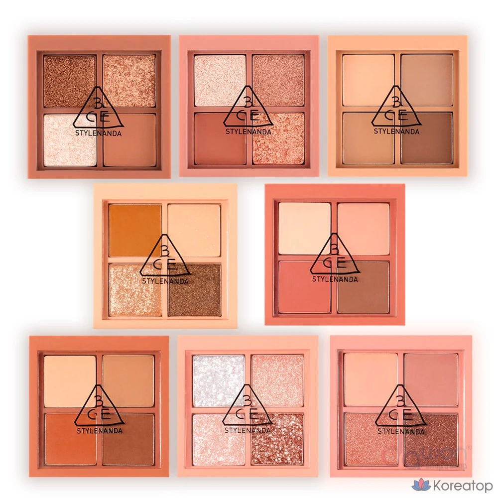 Палетка теней для глаз 3CE Mini Multi Eye Color Palette, оттенок Diamond Glint, 1 шт.