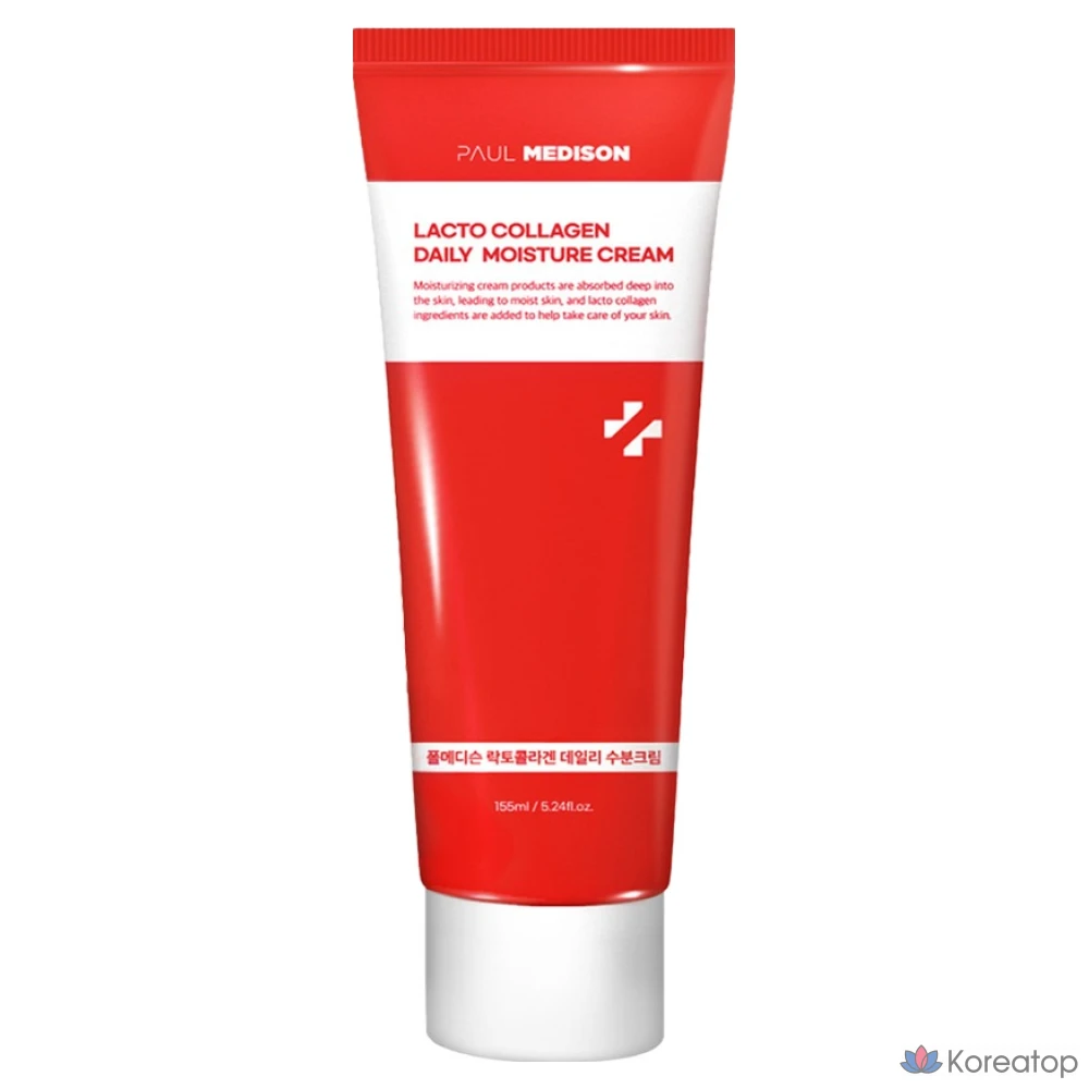 Увлажняющий крем Paul Medison Lacto Collagen Daily Moisture Aqua Water Cream, 155 мл, 1 шт.