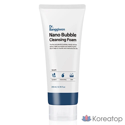 Очищающая пенка Dr. Banggiwon Nano Bubble Cleansing Foam, 200 мл, 1 шт.