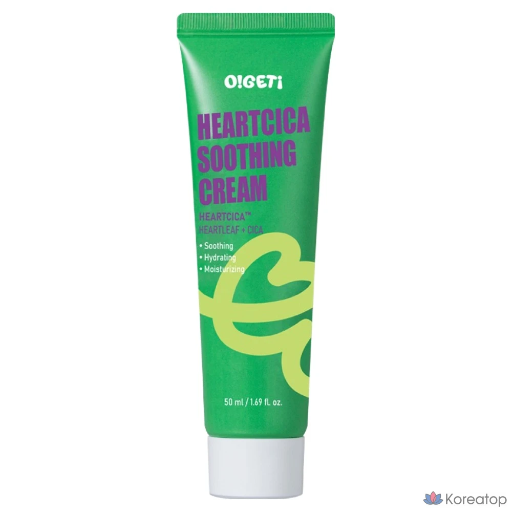 Успокаивающий крем O!GETi Heart Cica Soothing Cream, 50 мл, 1 шт.