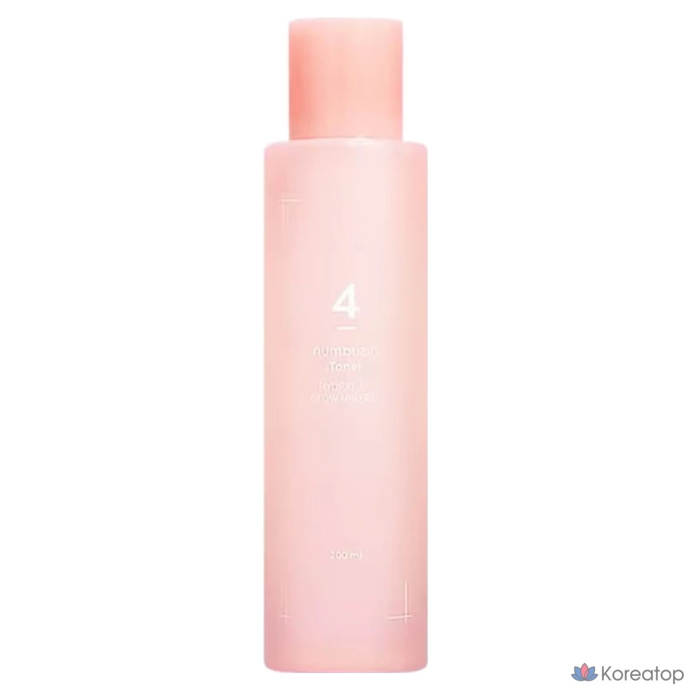 Тонер Numbuzin No.4 Makeup Jjaltteok Mineral Toner, 200 мл, 1 шт.