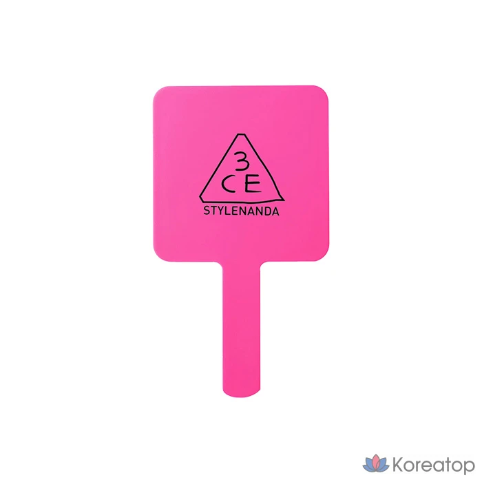 Зеркало 3CE Mini Square Hand Mirror, розовый, 1 шт.