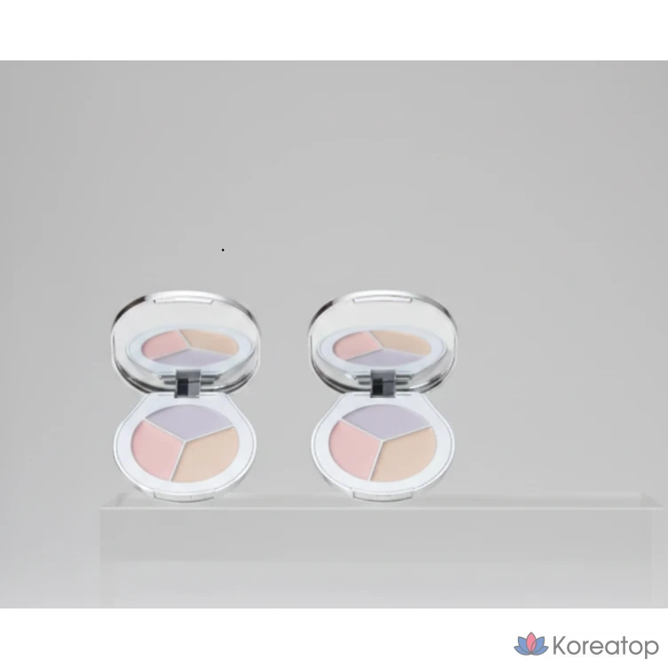 Консилер Dear.A Perfect Cover Concealer Palette Puff, оттенок C01, 4 шт.