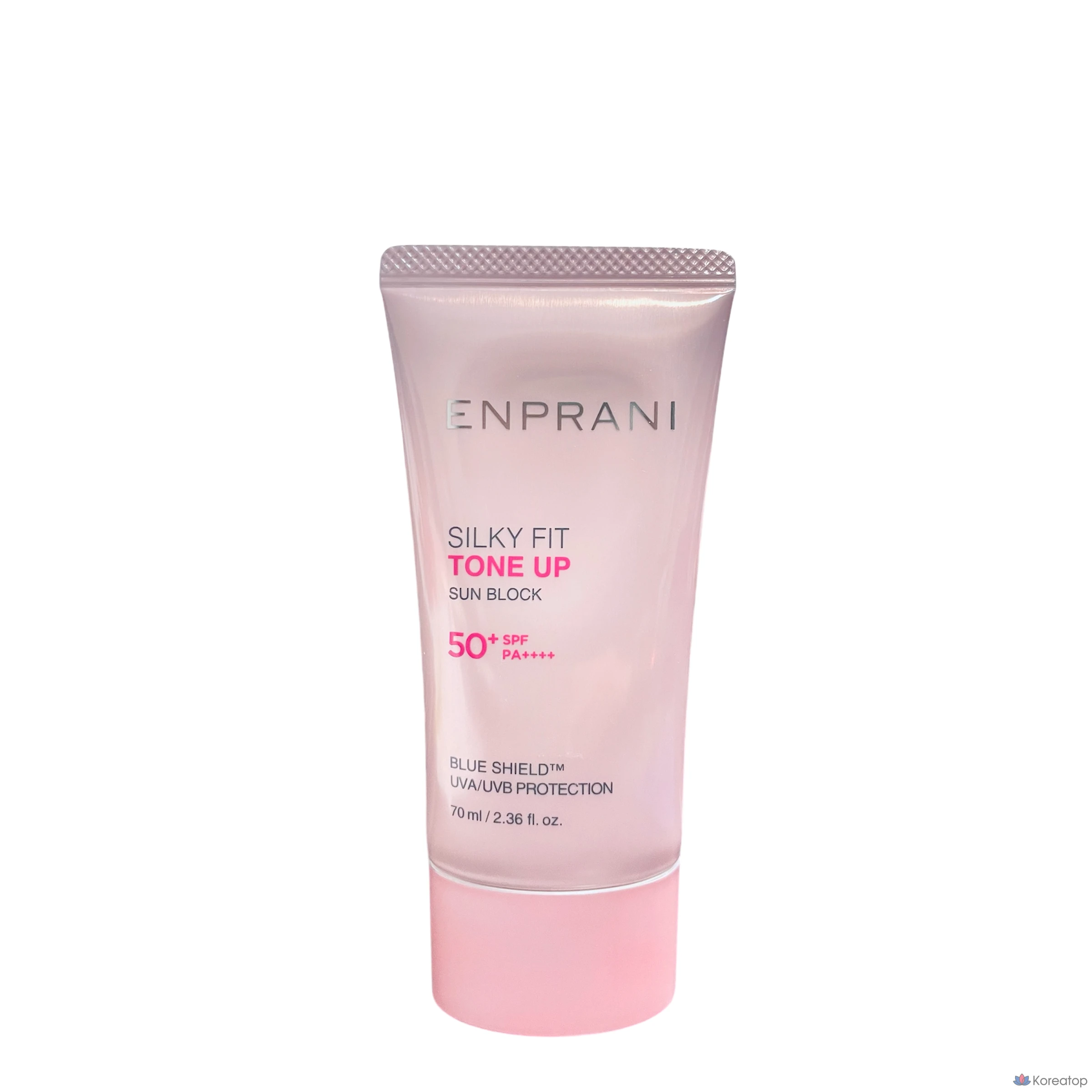 Солнцезащитный крем Enprani Silky Fit Tone-Up Sunblock, оттенок Pink Tone-Up, 70 мл, 1 шт.