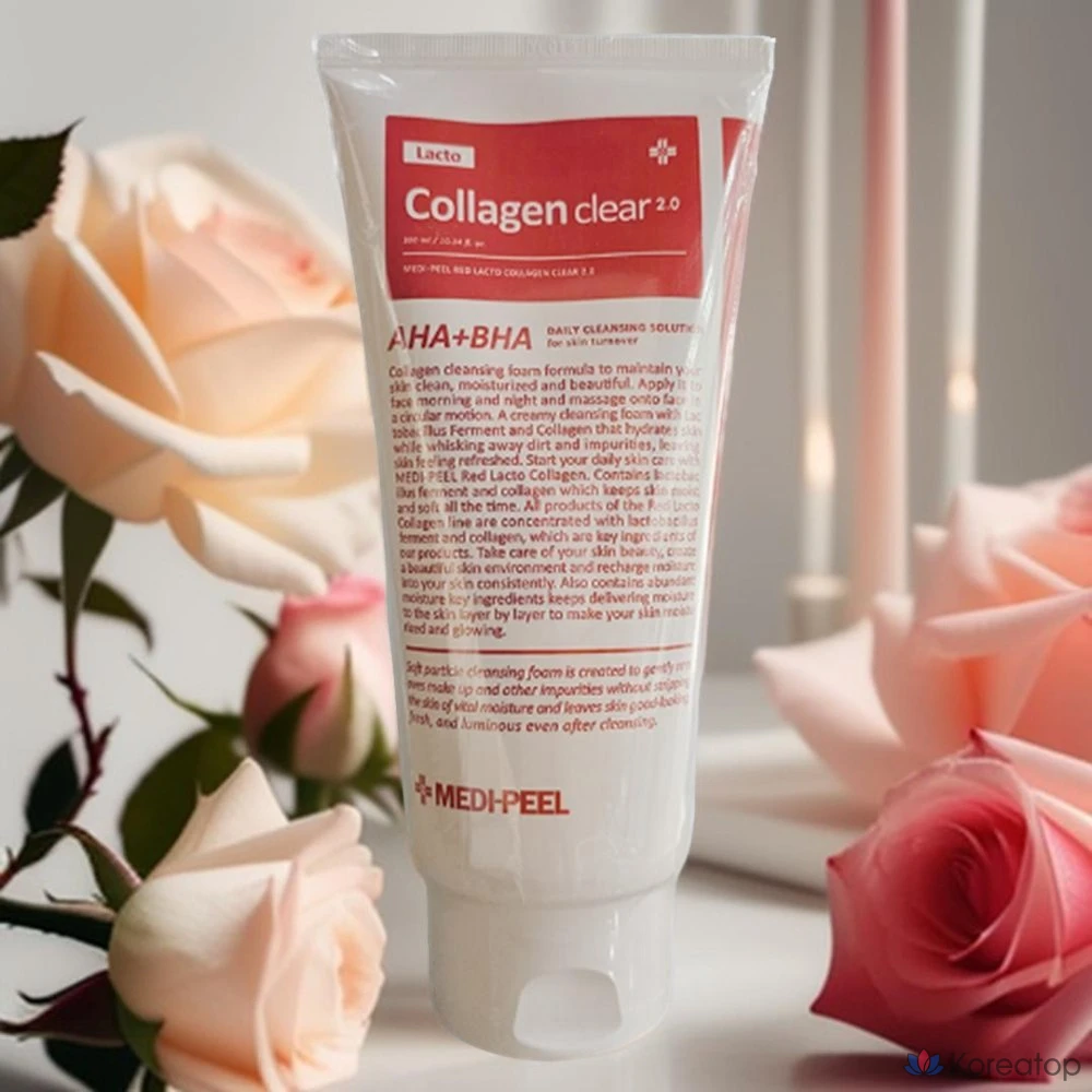 Очищающая пенка Medi-Peel Red Lacto Collagen, 300 мл, 1 шт.