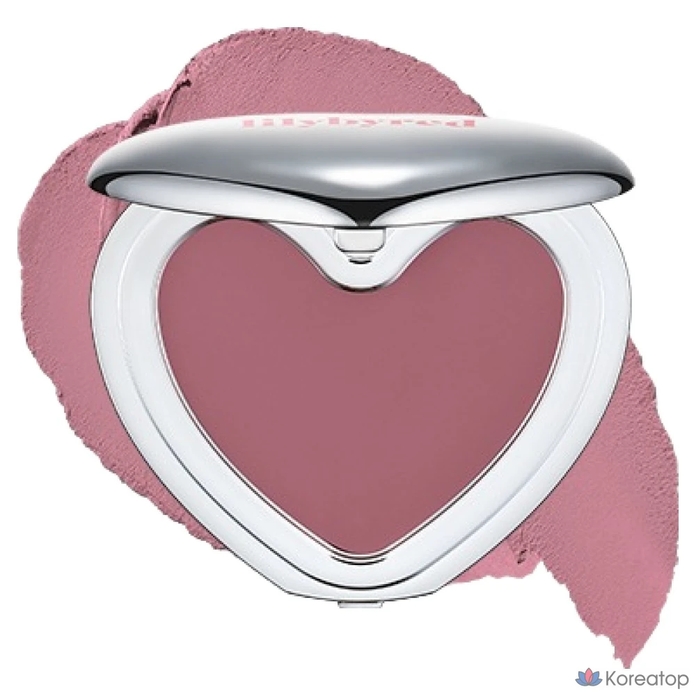 Румяна-мусс Lilybyred Love Beam Cheek Mousse, оттенок 04 Taro Mousse, 3.8 г, 1 шт.