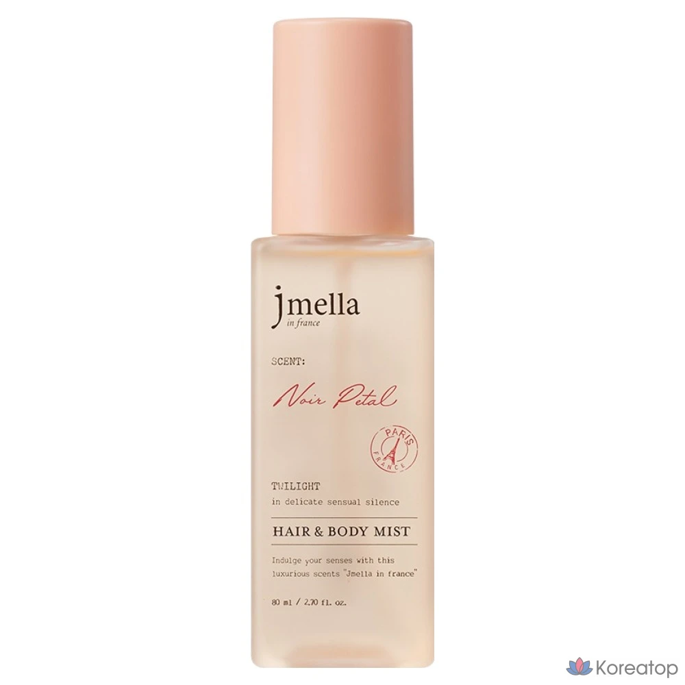 Спрей для волоса и тела Jmella In France Noir Petal Perfume Hair & Body Mist Fresh Oriental, 80 мл, 1 шт.