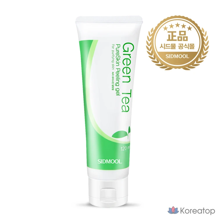 Пилинг-гель Sidmool Green Tea Pure Skin Peeling Gel, 120 мл, 1 шт.