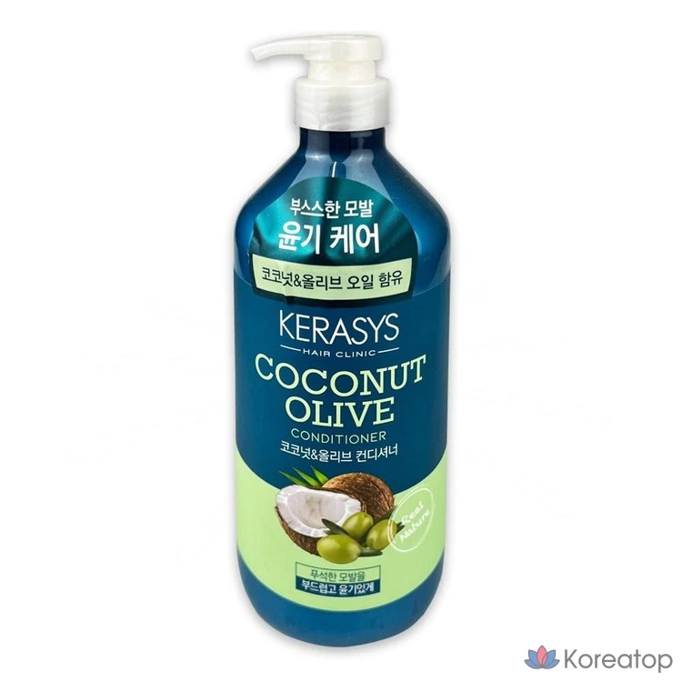 Кондиционер для волос KeraSys Coconut Olive Hair Rinse, 800 мл, 1 шт.