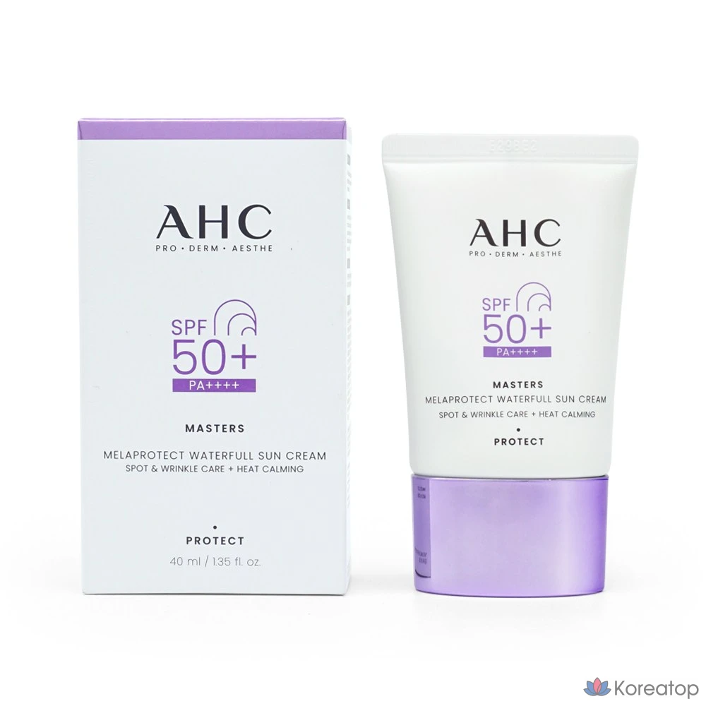 Солнцезащитный крем AHC Masters Melaprotect Waterfull Sun Cream SPF50+ PA++++, 40 мл, 1 шт.