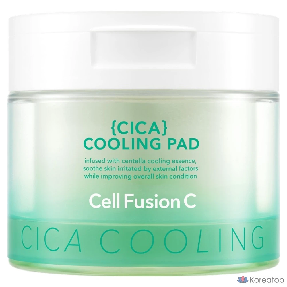 Пэды для лица CELL FUSION C Post Alpha Cica Cooling Pad, 180 мл, 70 шт.
