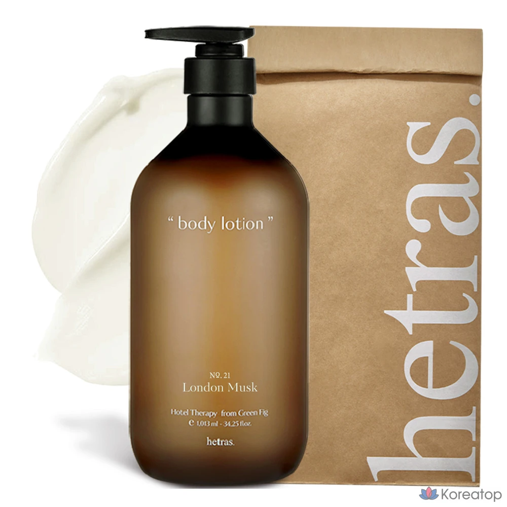 Лосьон для тела HETRAS Hotel Therapy, аромат London Musk, 1.013 л, 1 шт.