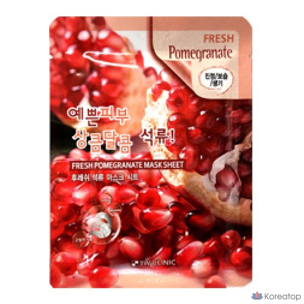 Тканевая маска для лица 3W Clinic Daily 1-Day Pack Pomegranate, 10 шт., 2 шт.