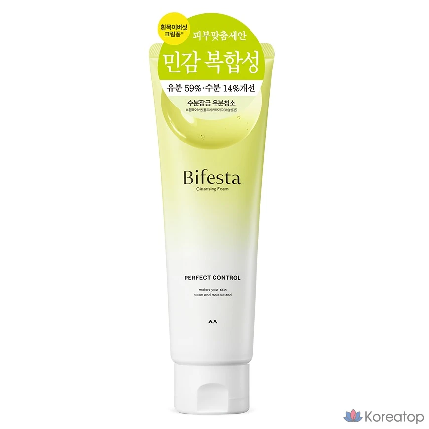 Очищающая пенка Bifesta Perfect Control Cleansing Foam, 130 г, 1 шт.