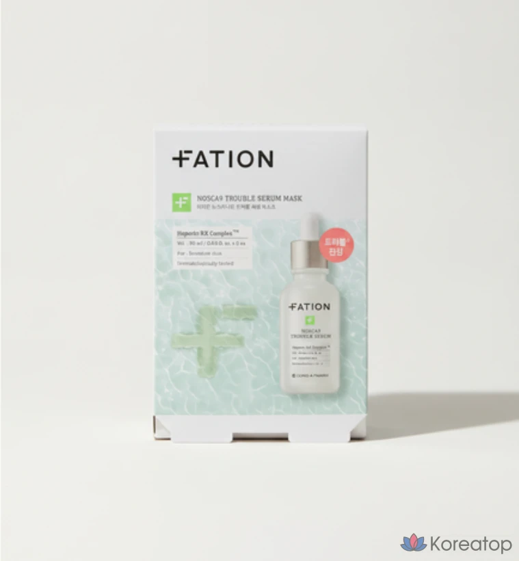 Тканевая маска для лица FATION Nosca9 Trouble Serum Mask, 25 мл, 50 шт.