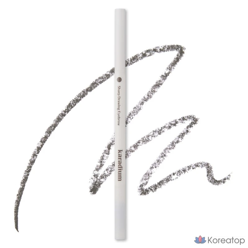 Карандаш для бровей KARADIUM Sharp Drawing Eyebrow, оттенок 03 Ash Brown, 0.07 г, 1 шт.