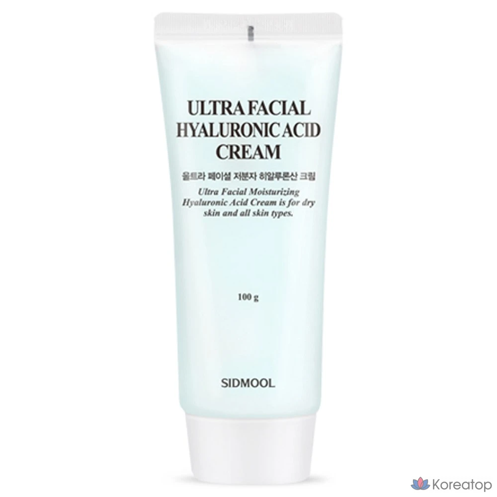 Увлажняющий крем Sidmool Ultra Facial Moisturizing Low Molecular Hyaluronic Acid Cream, 100 г, 1 шт.