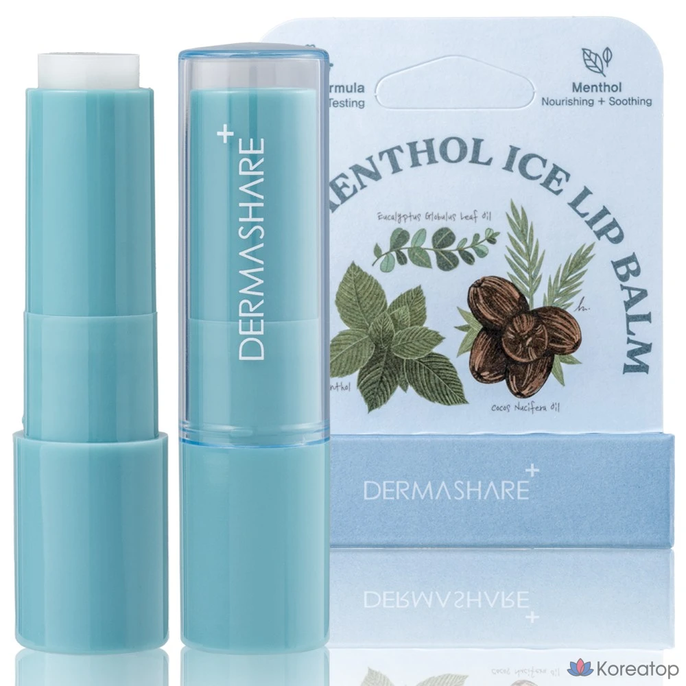 Бальзам для губ Dermashare Menthol Ice Lip Balm, 3.7 г, 1 шт.